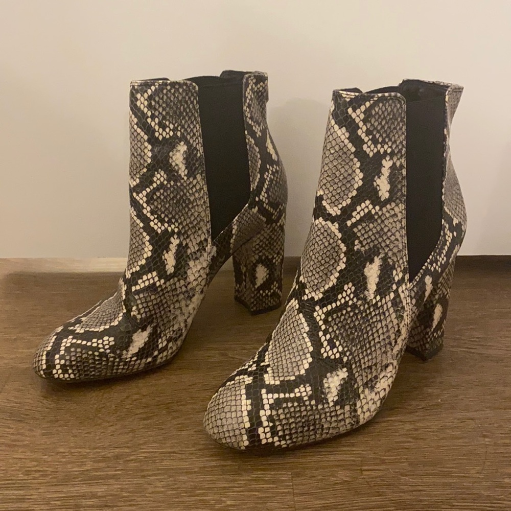 Snakeskin Booties For Sale!